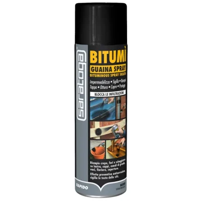 Impermeabilizzante per Superfici SARATOGA Bitumi’ Guaina Spray