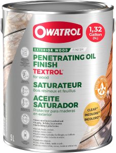 Owatrol Textrol 5 Litri impregnante legno esterno professionale per decking, terrazze, pergolati e staccionate in legno esposte agli agenti atmosferici.