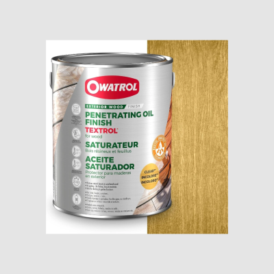 Owatrol Textrol 5 Litri impregnante legno esterno professionale per decking, terrazze, pergolati e staccionate in legno esposte agli agenti atmosferici.